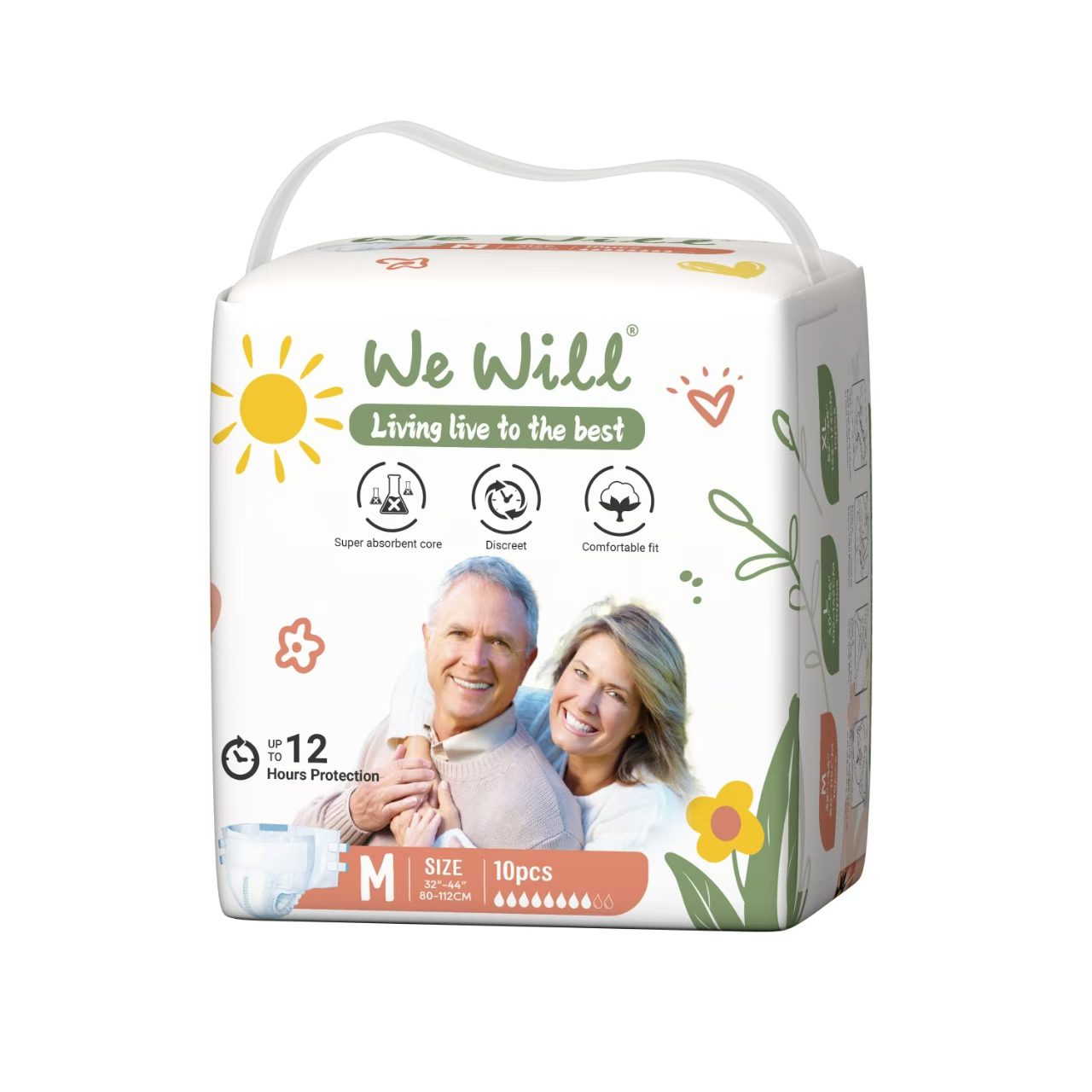 INCHING Heavy Absorption Adult Diapers for Older China Factory OEM ...